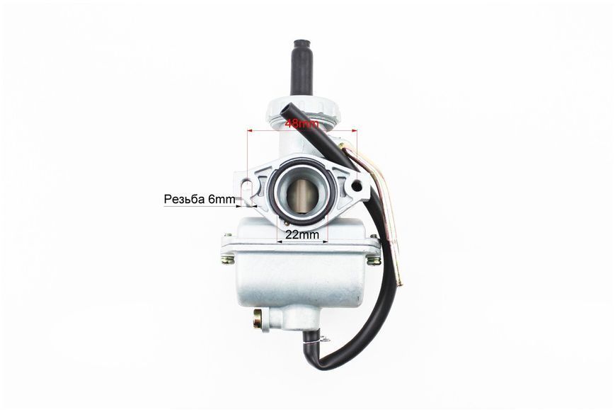 Карбюратор в зборі ALPHA 110cc-125cc, D=22 CM0294 фото